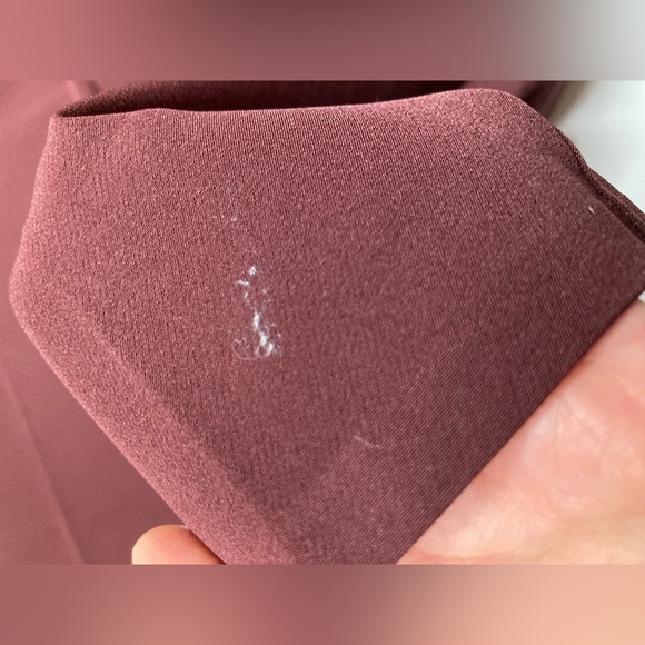 Athleta Endless High Rise Pant Size 6 Style 533636 Maroon Red tapered Stretch - Picture 9 of 9